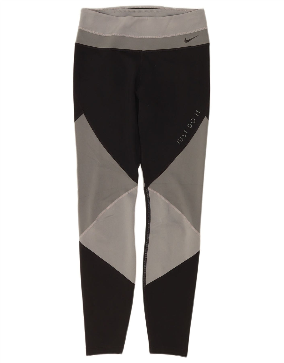 Leggings femininas Nike Dri Fit Graphic Crop UK 8 pequenas pretas