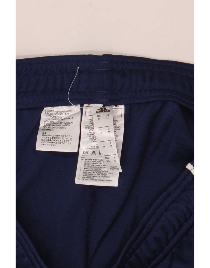 Calça de treino masculina Adidas médio azul marinho poliéster