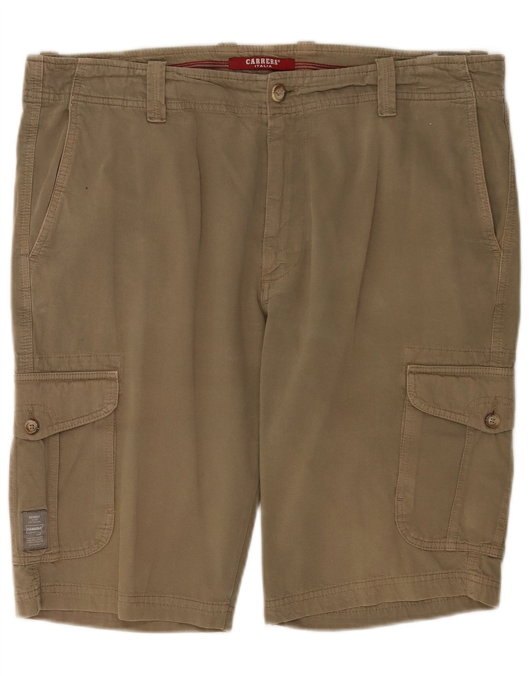 Carrera Masculino 618 Cargo Shorts W40 XL Algodão Cáqui