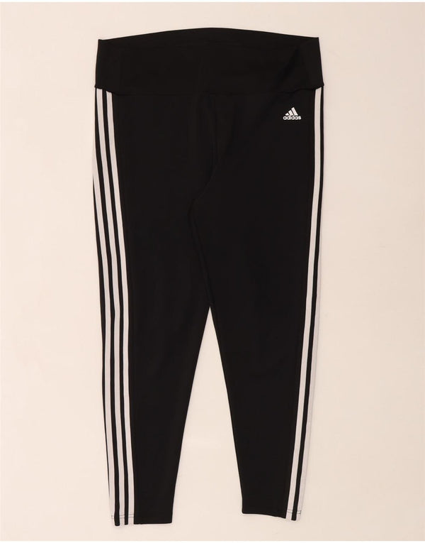 Leggings Adidas Aeroready Feminino UK 20/22 XL Preto Poliéster