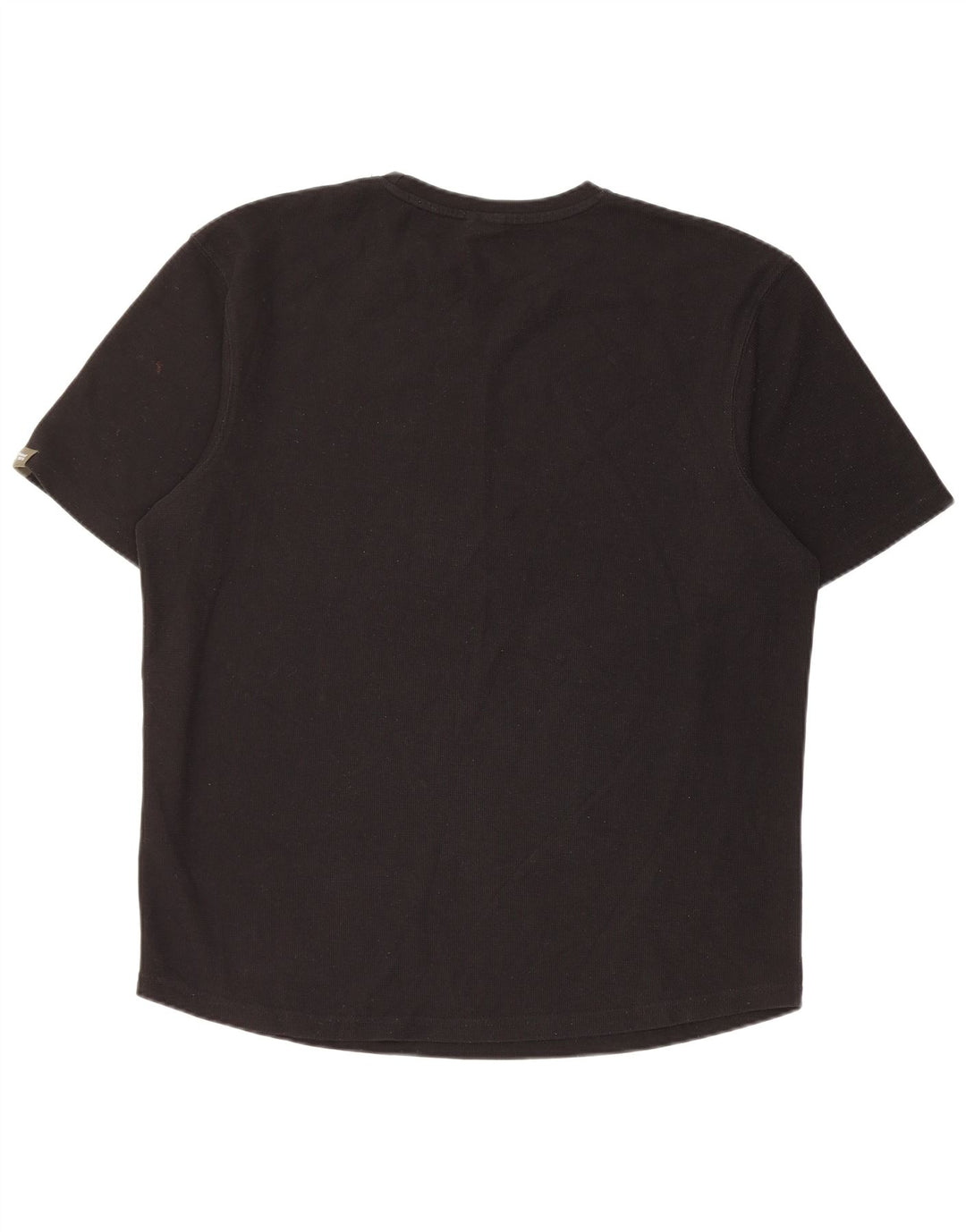 Camiseta masculina Zara Top grande poliéster preto