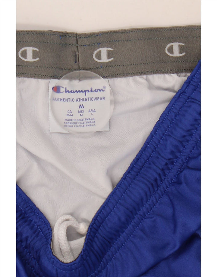 Shorts esportivos masculinos Champion poliéster azul médio