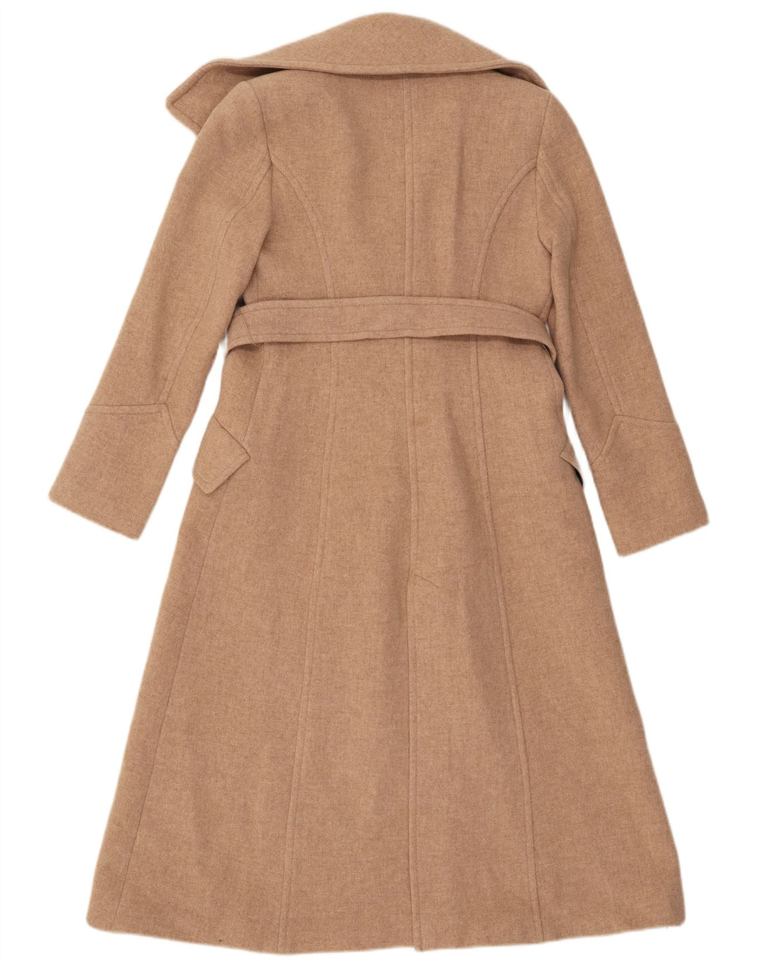 Sobretudo feminino Zara Loose Fit UK 6 XS Bege