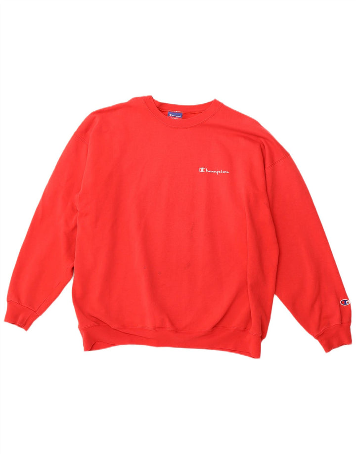 CHAMPION Suéter Masculino Jumper XL Algodão Vermelho