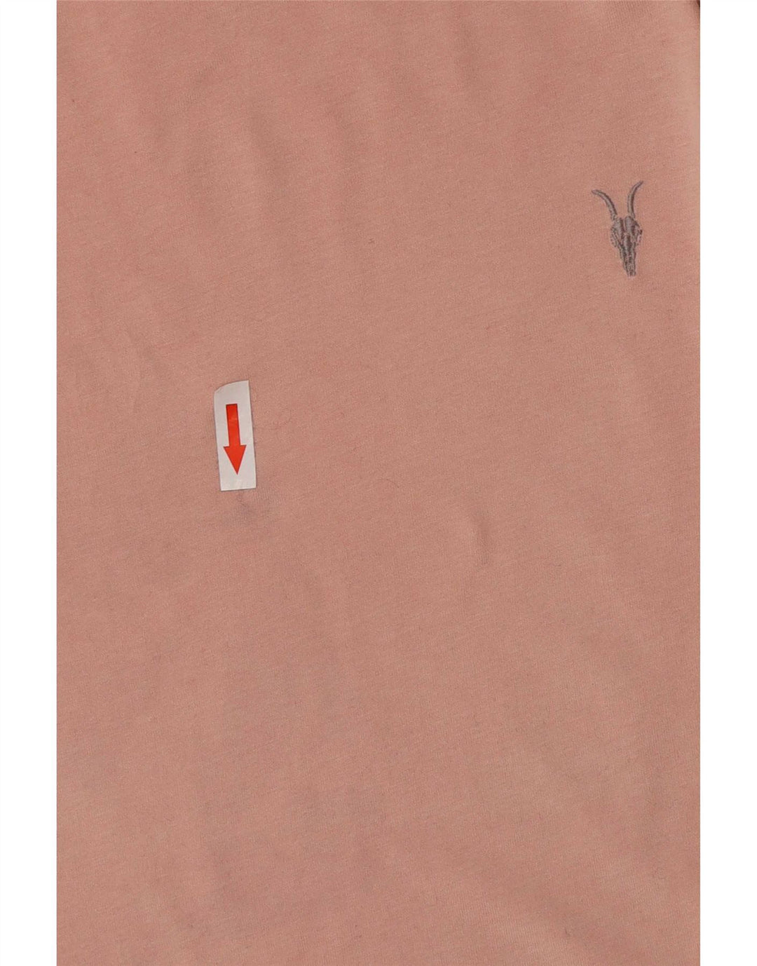 Camiseta masculina All Saints Regular Fit Top Médio Algodão Rosa