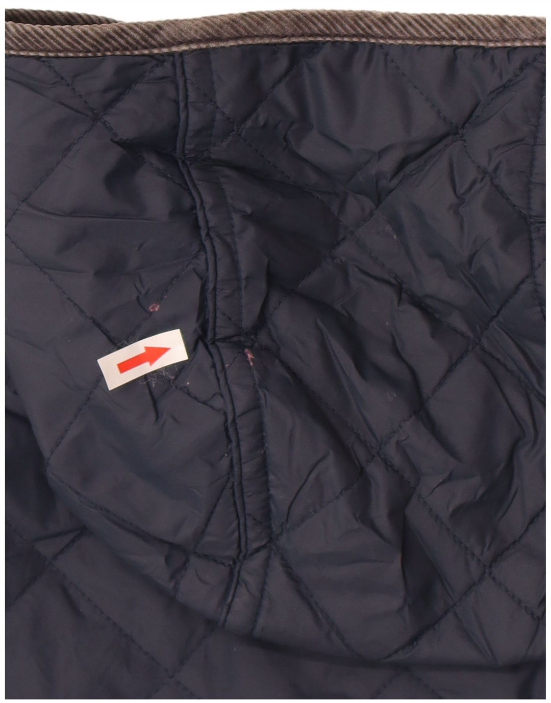 Jaqueta feminina acolchoada com capuz Jack Wills UK 8 pequena azul marinho nylon