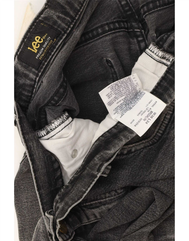 Lee Mens Brooklyn Denim Shorts W36 Grande Algodão Cinza
