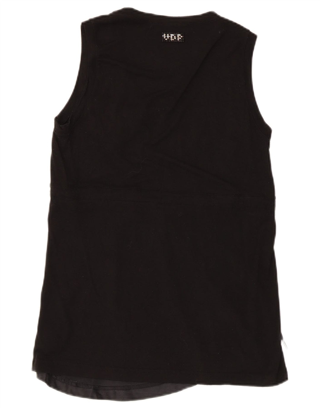 Blusa Feminina Sem Mangas Top IT 44 Médio Viscose Preta