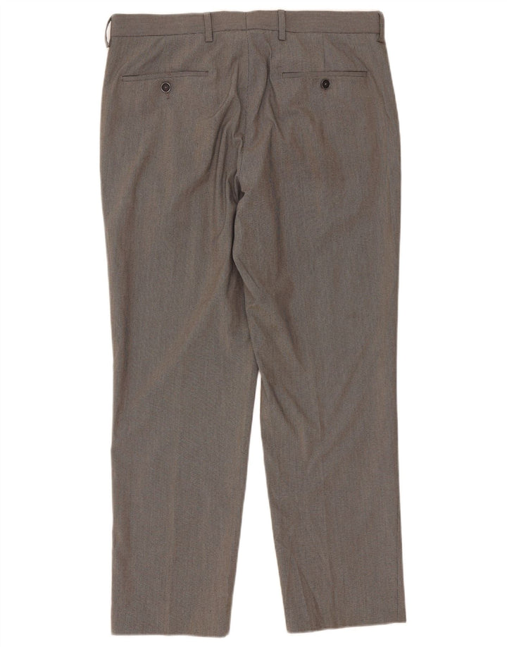 Calça masculina Marks & Spencer Pegged Suit W34 L29 cinza