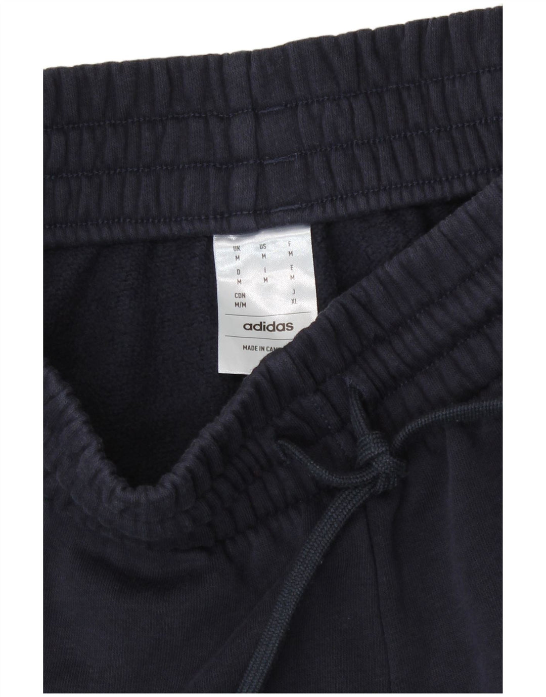 Adidas Mens Treino Calças Joggers Médio Azul Marinho Algodão