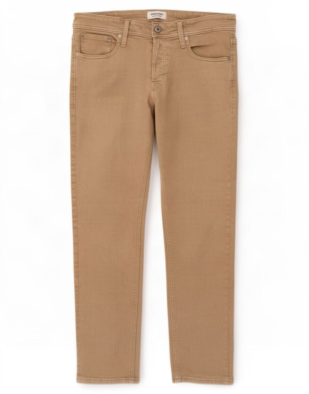 Jeans masculinos Jack & Jones Slim W34 L32 algodão bege