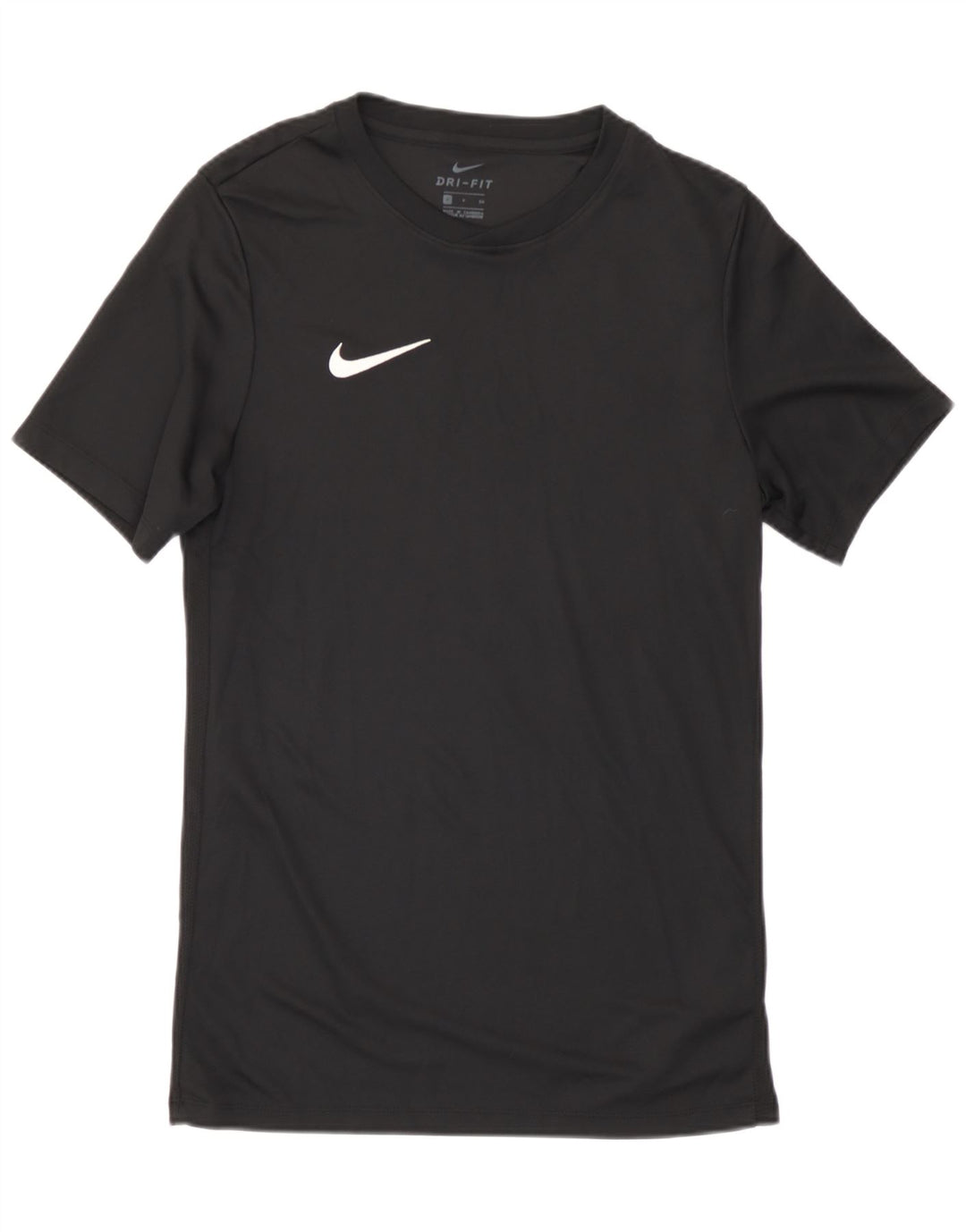 Camiseta masculina Nike Top pequena esportiva preta de poliéster