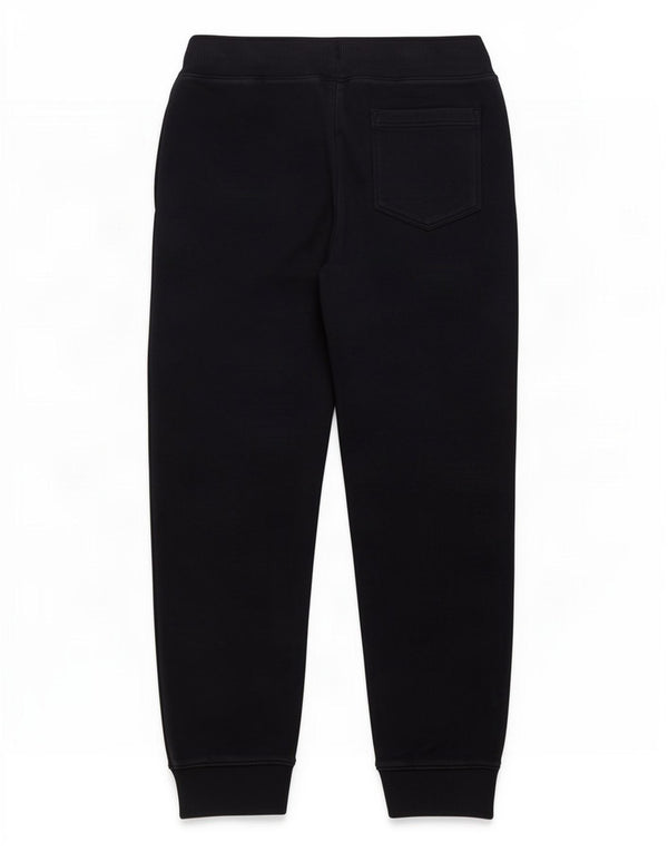 Calça esportiva masculina Tommy Hilfiger com estampa gráfica grande azul marinho