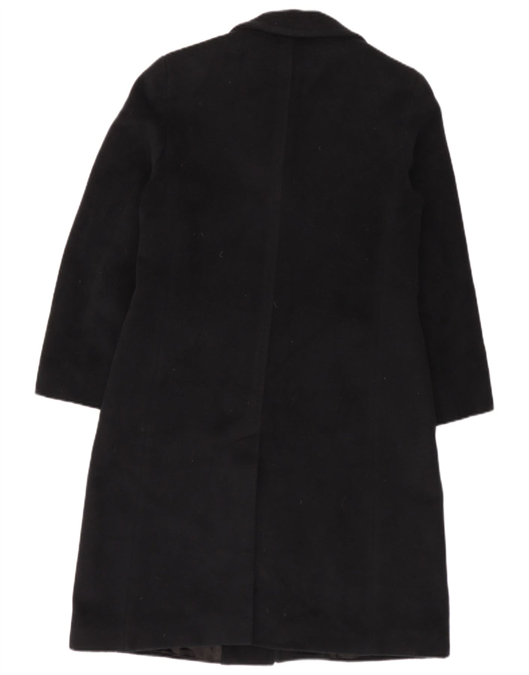 Sobretudo feminino Marella UK 14 grande lã virgem preta