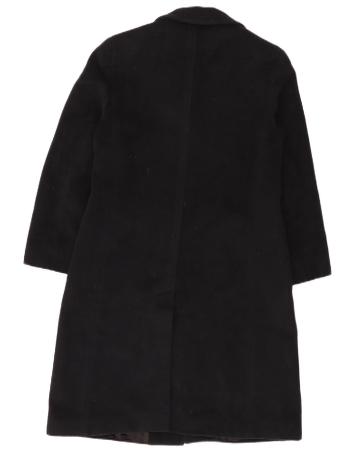Sobretudo feminino Marella UK 14 grande lã virgem preta