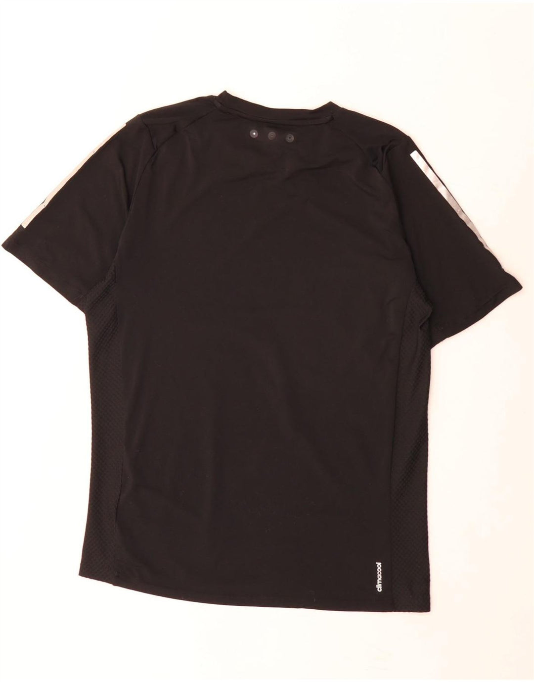Adidas Mens Climacool Camiseta Top Pequeno Poliéster Preto