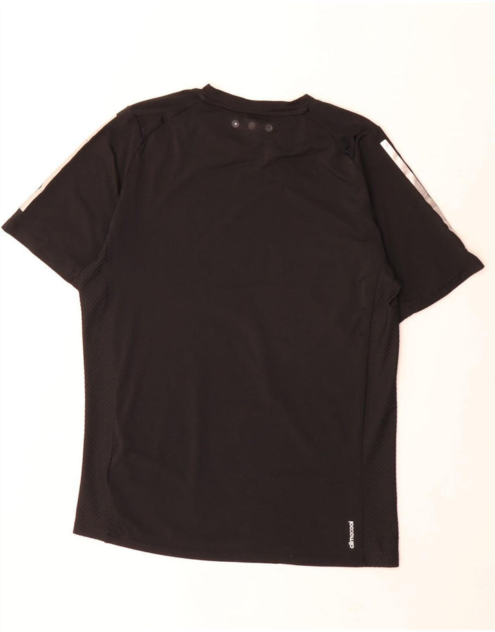 Adidas Mens Climacool Camiseta Top Pequeno Poliéster Preto