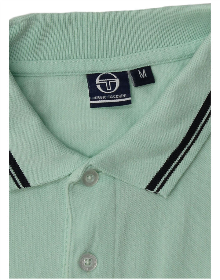 Camisa polo masculina Sergio Tacchini verde médio