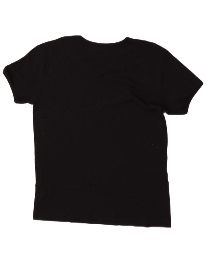 Camiseta masculina Rifle Top 2XL algodão preto