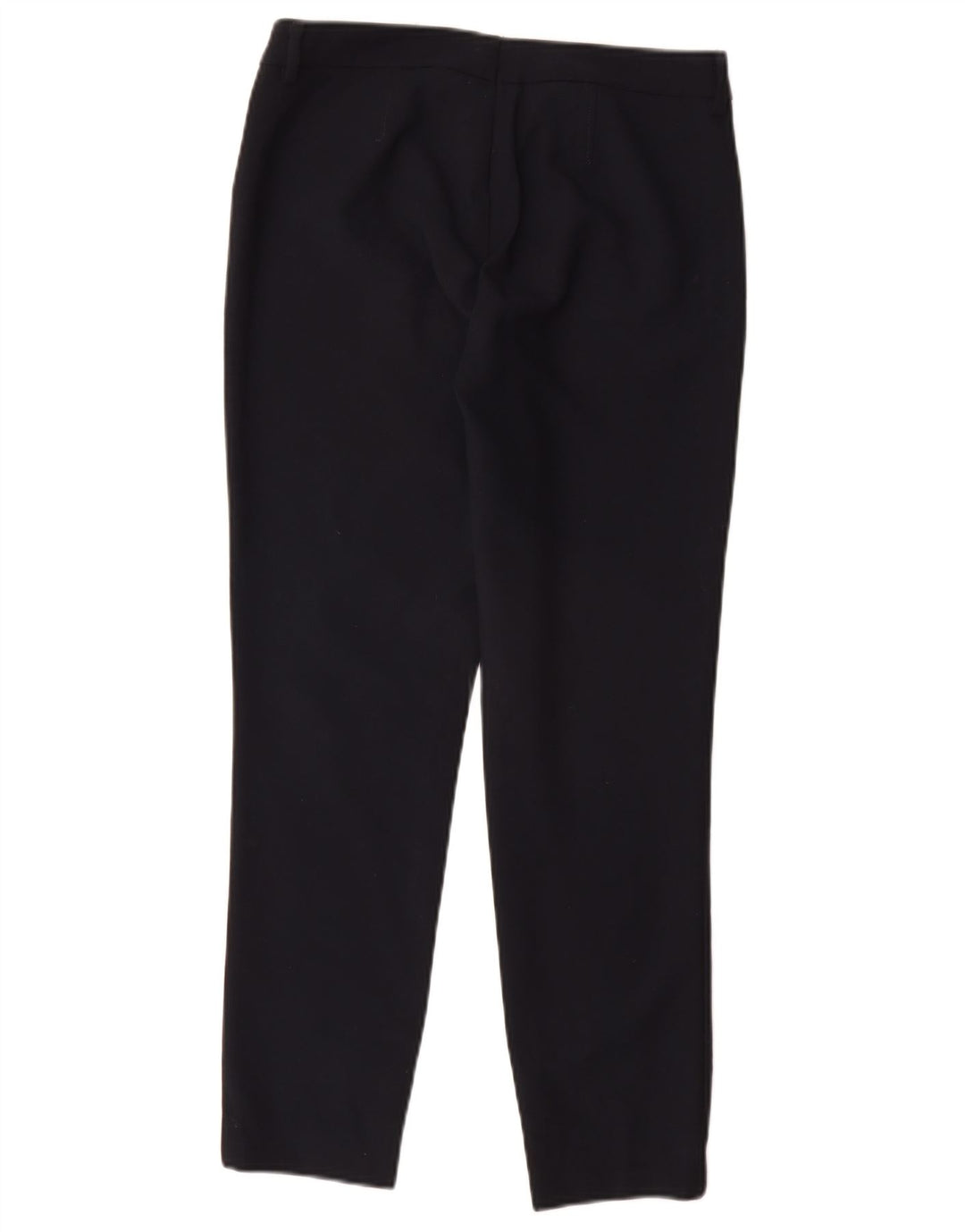 Calça feminina Trussardi Slim Suit IT 42 Médio W30 L27 Azul marinho
