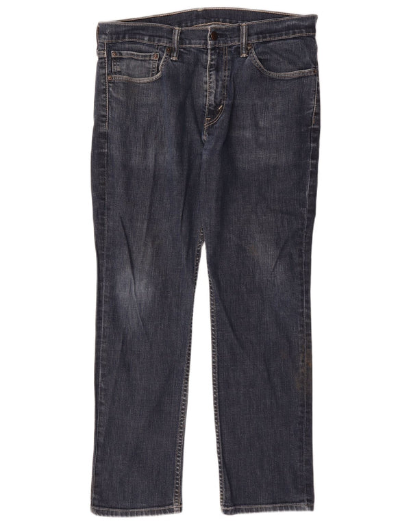 Levi's Masculino 511 Slim Jeans W34 L29 Azul Marinho Algodão