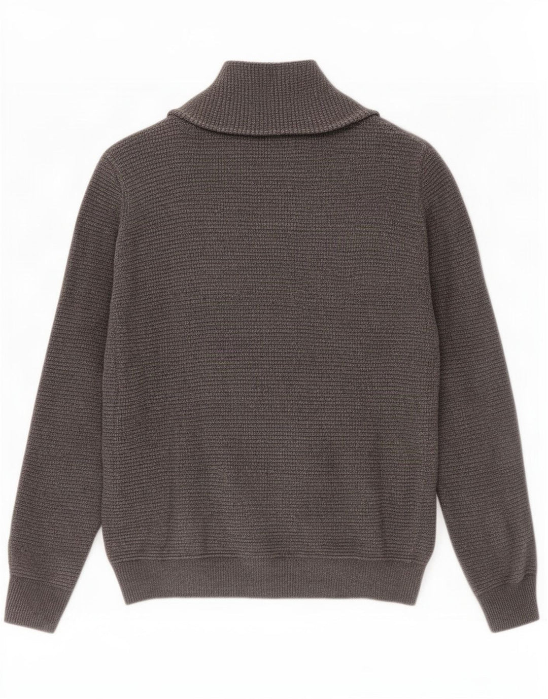 Suéter cardigã masculino Jack & Jones grande algodão cinza