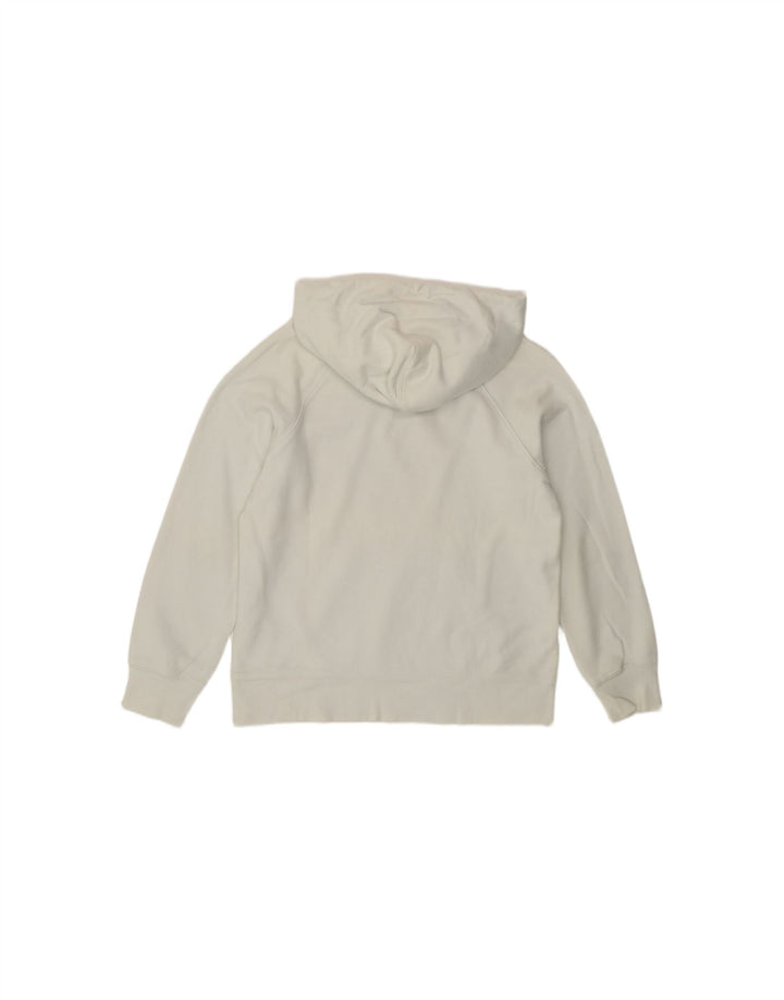 Suéter feminino com capuz gráfico LEVI'S UK 6 XS algodão branco