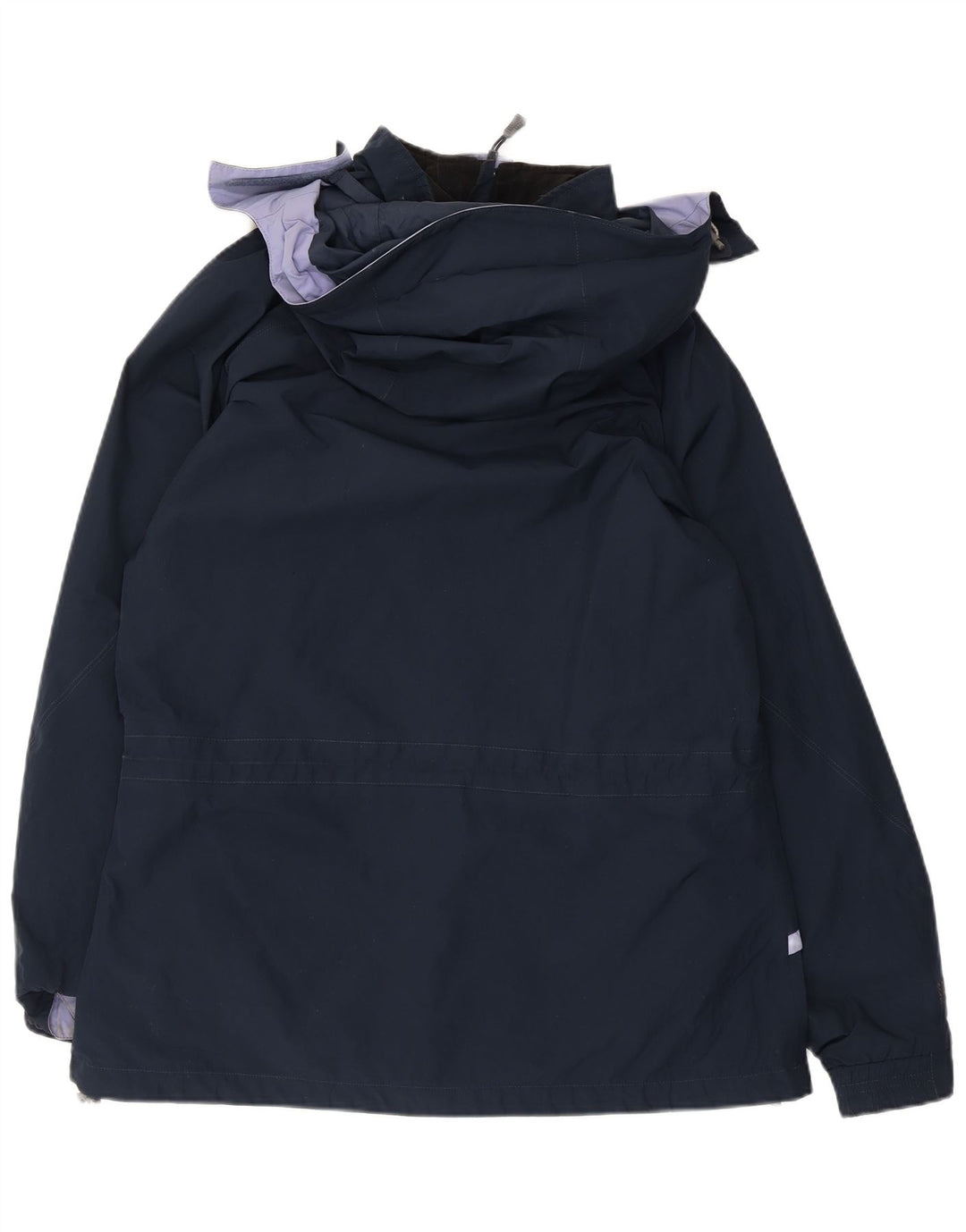 Jaqueta de chuva masculina Berghaus com capuz UK 40 grande poliéster azul marinho