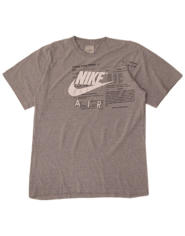Camiseta Nike Masculina Graphic Top UK 39/41 Algodão Cinza Médio