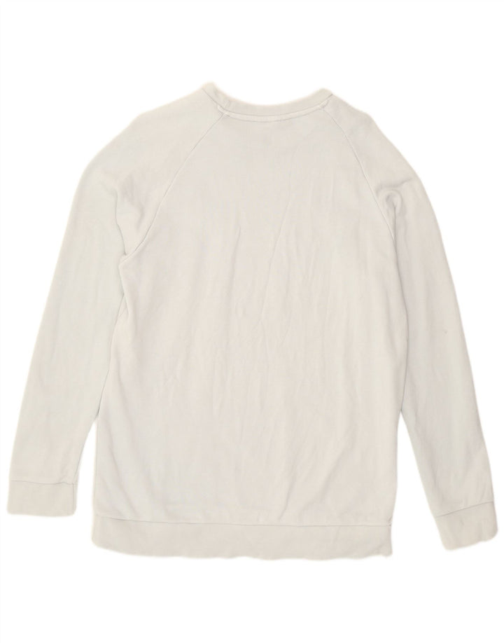 Adidas Mens Moletom Jumper Médio Algodão Azul