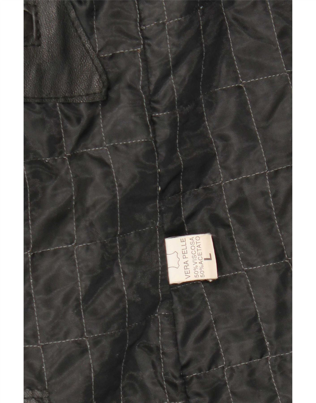 Jaqueta de couro superdimensionada masculina vintage Reino Unido 40 couro preto grande