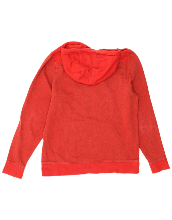 Under Armour feminino moletom com capuz UK 14 médio algodão vermelho