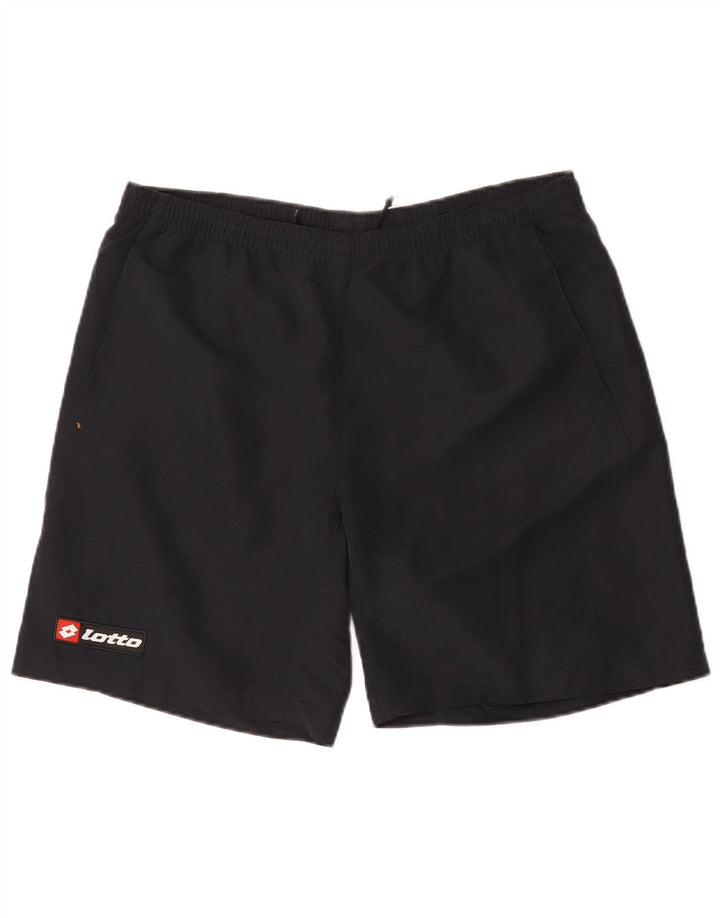 Lotto Mens Sport Shorts Grande Poliéster Azul Marinho