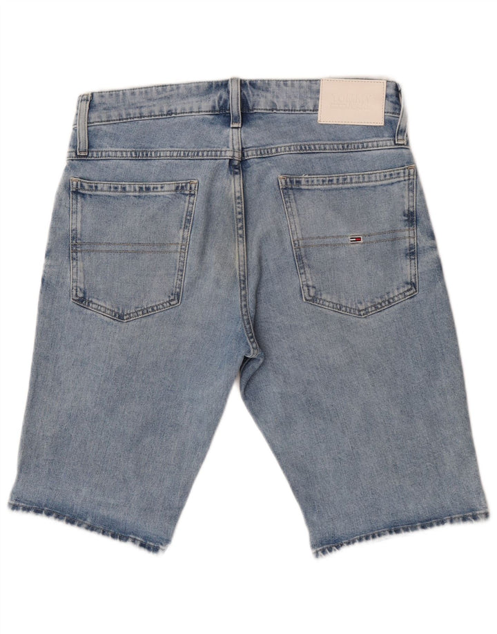 Shorts jeans masculino Tommy Hilfiger W31 algodão azul médio