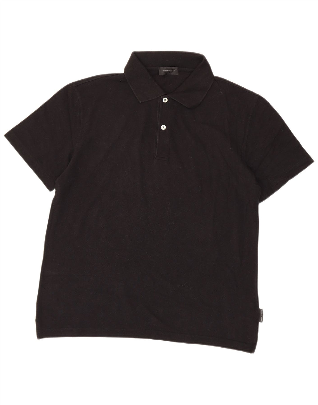 Camisa polo masculina Sergio Tacchini IT 50 algodão preto médio