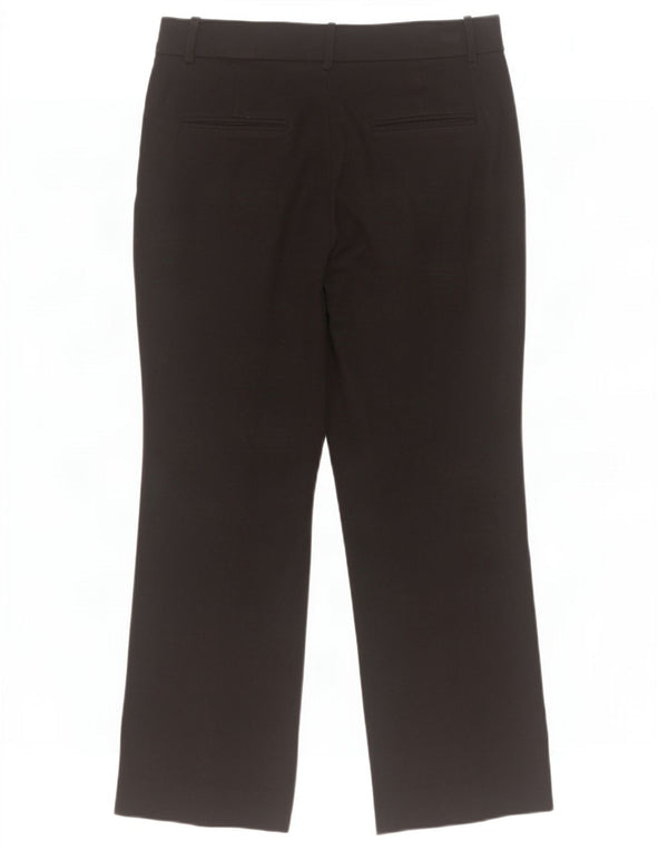 Calça feminina cortada reta Massimo Dutti EU 40 médio W30 L24 preta