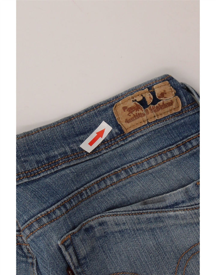 Shorts jeans feminino de cintura média LEVI'S US 10 médio W30 algodão azul