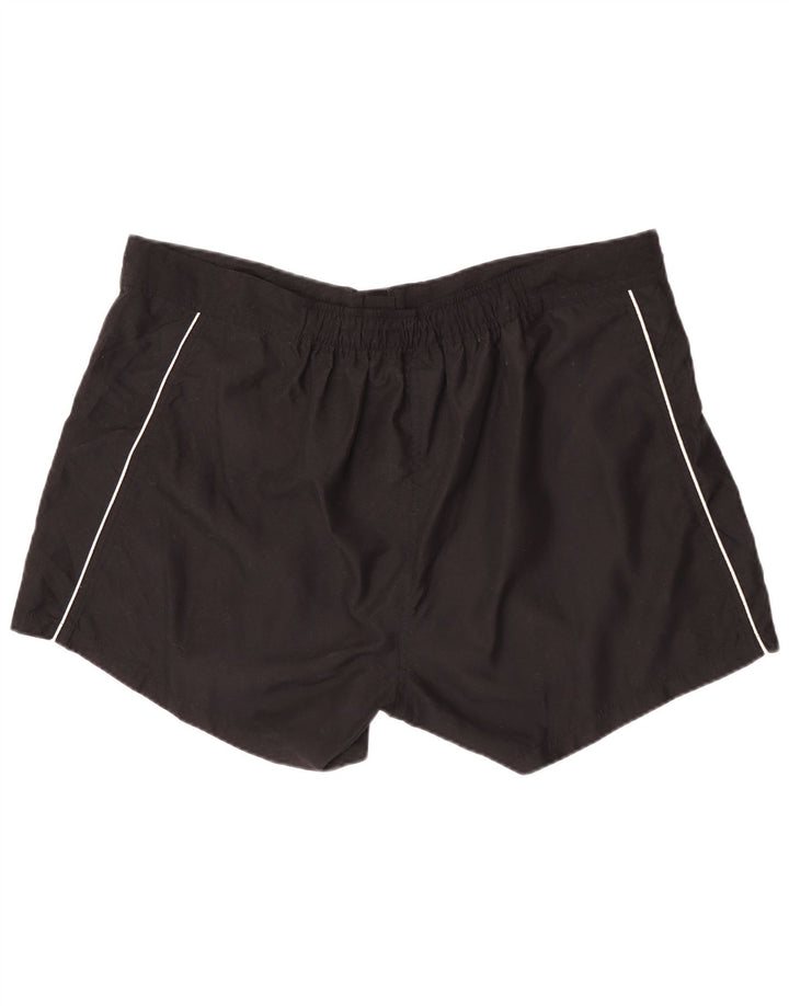 Shorts de banho feminino Marks & Spencer Autograph UK 20 2XL poliéster preto