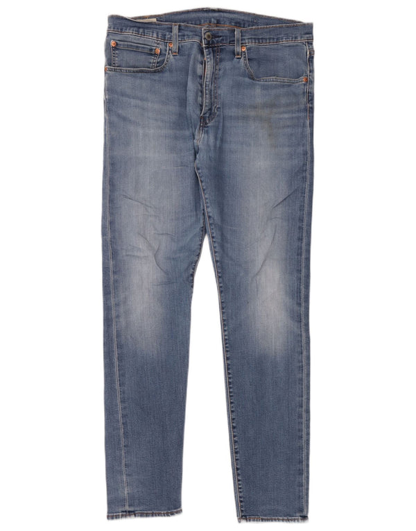Levi's Mens Slim Jeans W34 L32 Azul Algodão