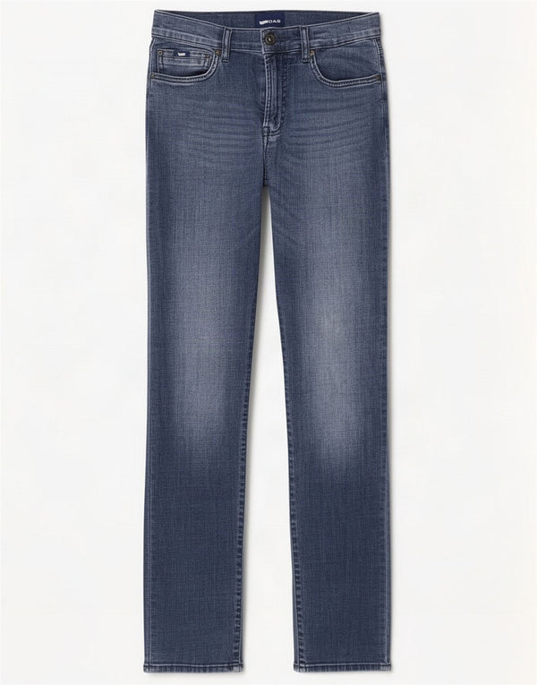 Gas Womens Slim Jeans W28 L32 Blue Cotton