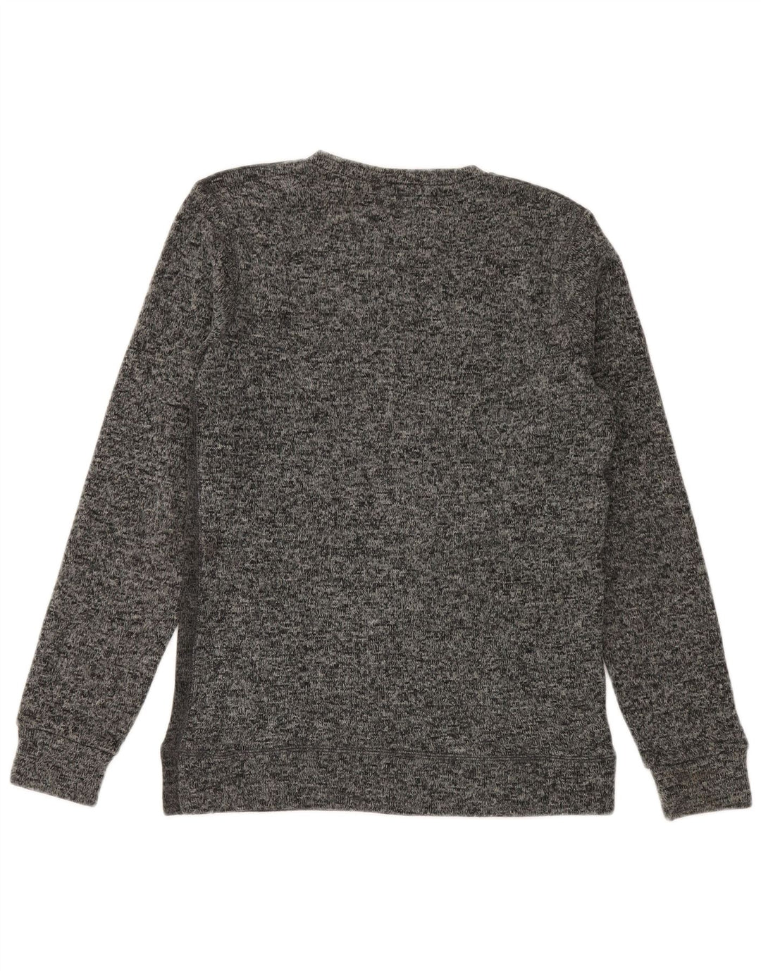 Suéter masculino Quiksilver XS poliéster manchado cinza