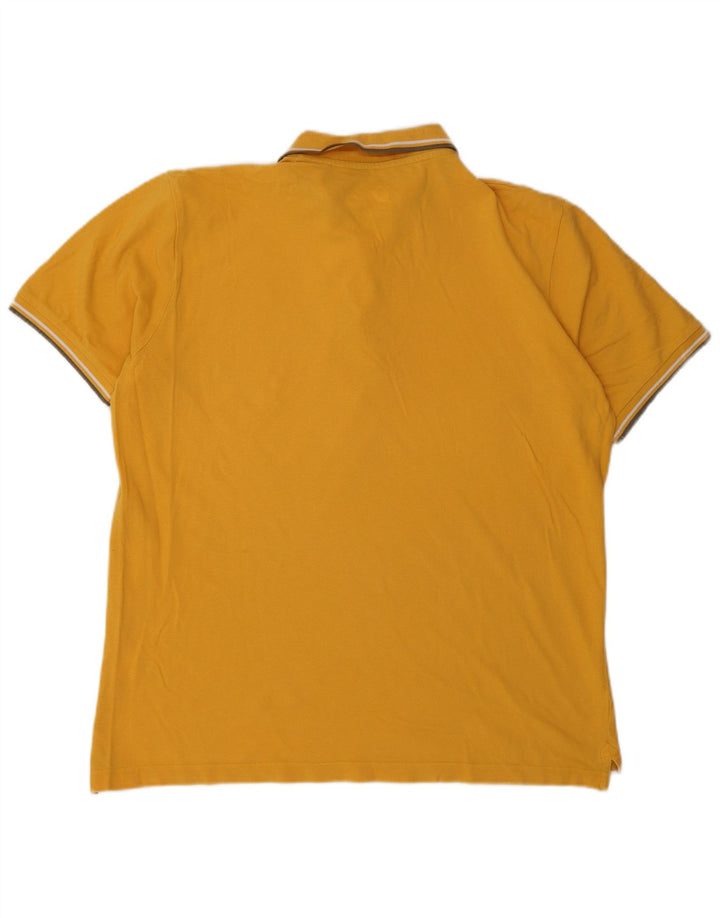 Camisa polo masculina DACK'S grande algodão amarelo