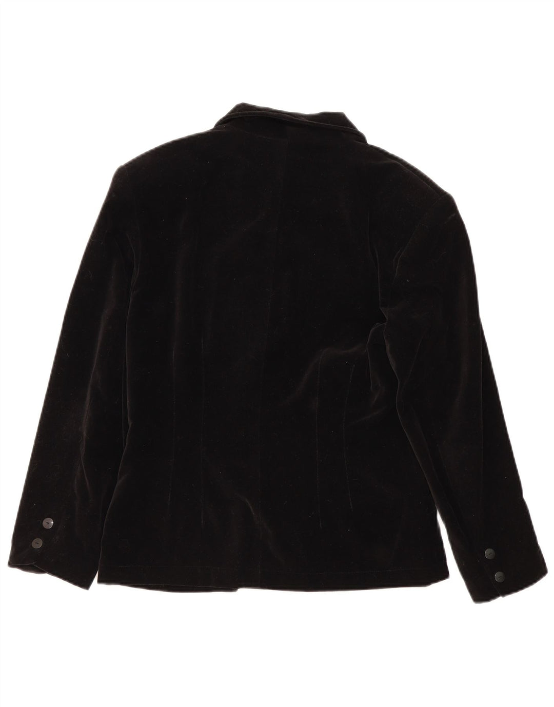 Jaqueta blazer feminina vintage oversized com peito duplo UE 36 pequena preta