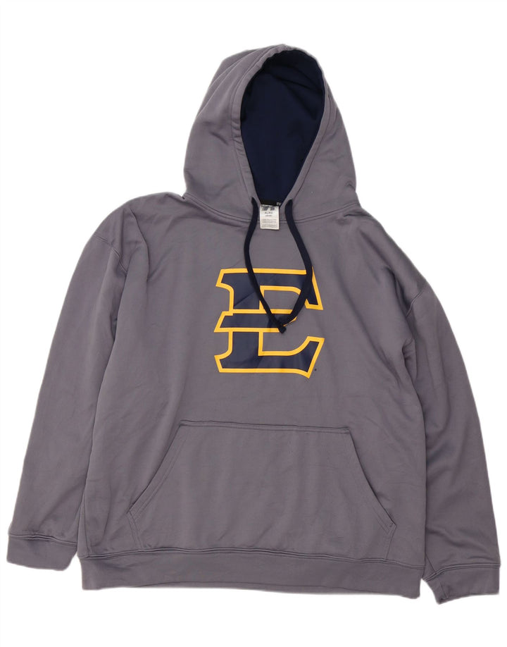 Jumper com capuz masculino RUSSELL ATLÉTICO Reino Unido 46/48 XL cinza