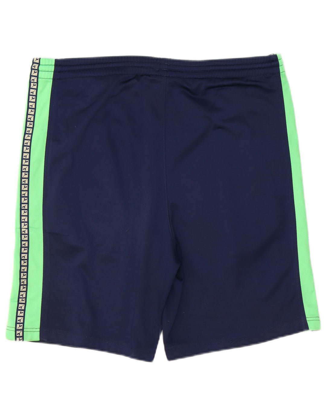 Shorts esportivos gráficos masculinos Diadora grande poliéster colorblock azul marinho