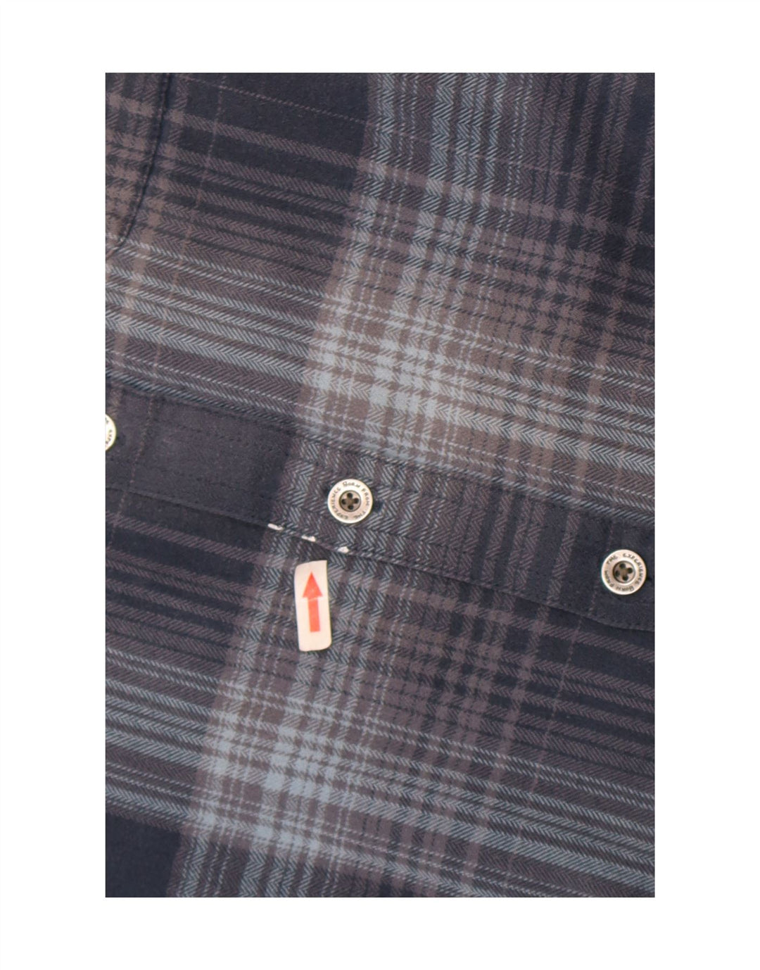 Camisa masculina de flanela Lenhador Prana XS azul xadrez