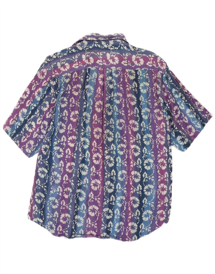 Camisa masculina de manga curta ARPINO tamanho 37/38 pequena floral multicolorida
