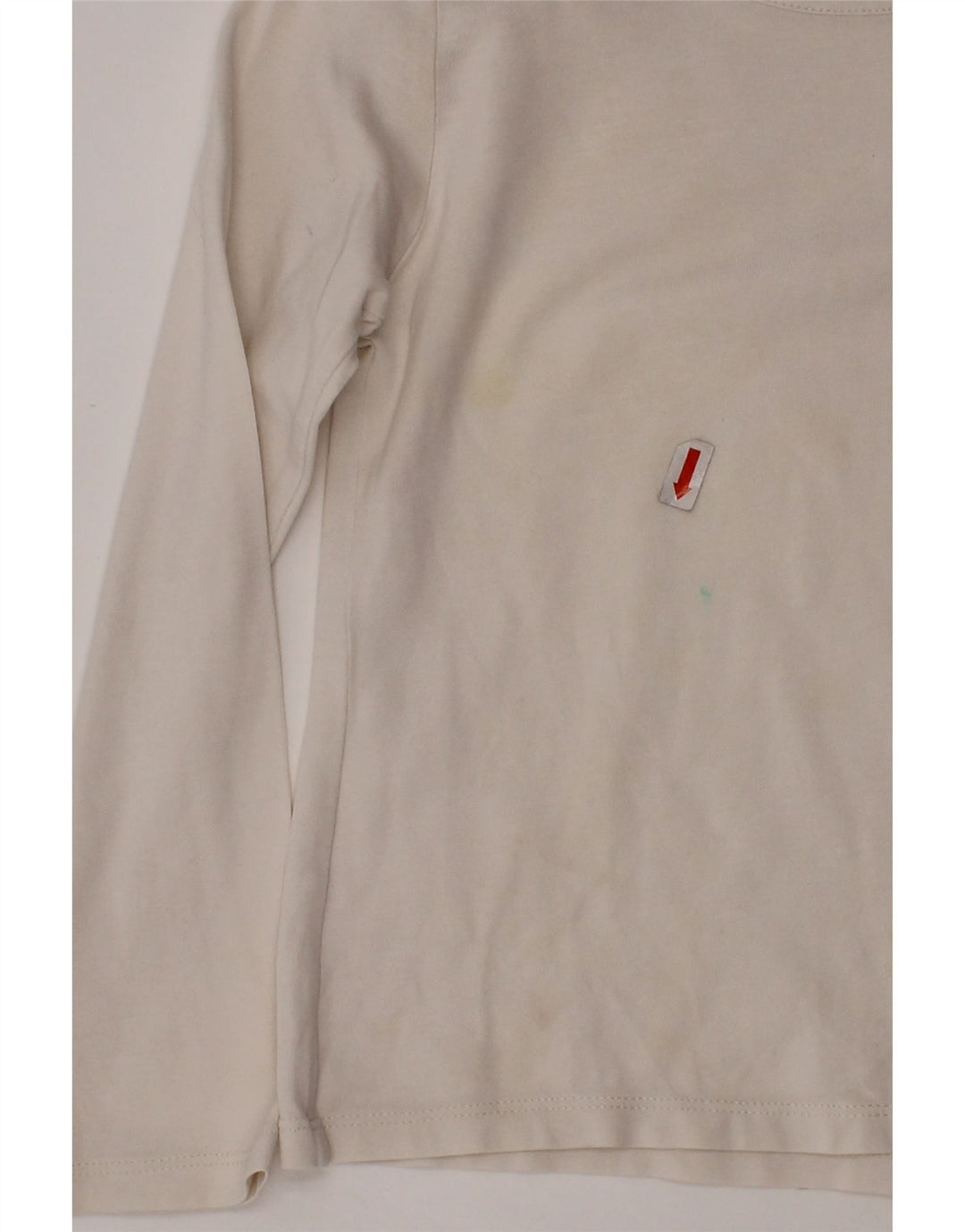 Blusa feminina BURBERRY manga comprida 5-6 anos xadrez branco