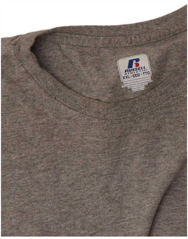 Russell Athletic Mens Camiseta Top 2XL Cinza