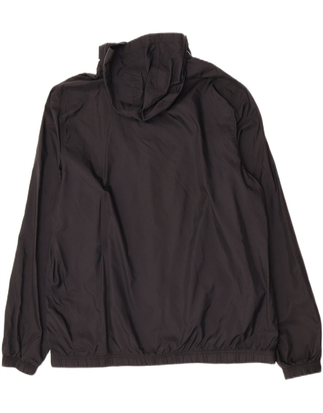 Jaqueta de chuva masculina Nike XL com capuz e nylon preto
